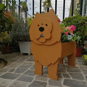 3D Black English Bulldog Love Small Flower Planter-Home Decor-Dogs, English Bulldog, Flower Pot, Home Decor-Chow Chow-19