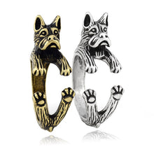 Load image into Gallery viewer, 3D Boxer Finger Wrap Rings-Dog Themed Jewellery-Boxer, Dogs, Jewellery, Ring-11