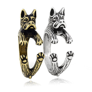 3D Boxer Finger Wrap Rings-Dog Themed Jewellery-Boxer, Dogs, Jewellery, Ring-11