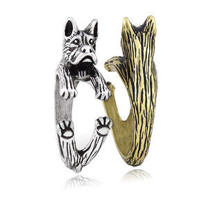 3D Boxer Finger Wrap Rings-Dog Themed Jewellery-Boxer, Dogs, Jewellery, Ring-12