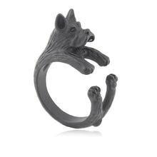 Load image into Gallery viewer, 3D Boxer Finger Wrap Rings-Dog Themed Jewellery-Boxer, Dogs, Jewellery, Ring-15