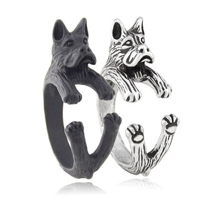 3D Boxer Finger Wrap Rings-Dog Themed Jewellery-Boxer, Dogs, Jewellery, Ring-16