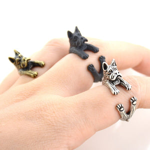 3D Boxer Finger Wrap Rings-Dog Themed Jewellery-Boxer, Dogs, Jewellery, Ring-17