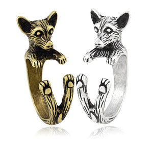 3D Chihuahua Finger Wrap Rings-Dog Themed Jewellery-Chihuahua, Dogs, Jewellery, Ring-5