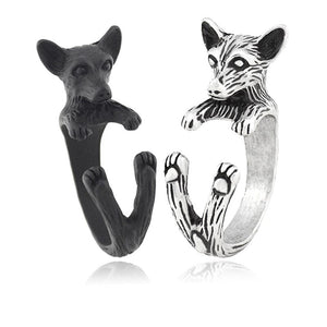 3D Chihuahua Finger Wrap Rings-Dog Themed Jewellery-Chihuahua, Dogs, Jewellery, Ring-9