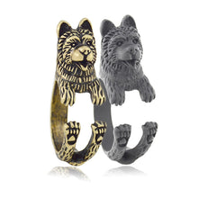Load image into Gallery viewer, 3D Chow Chow Finger Wrap Rings-Dog Themed Jewellery-Chow Chow, Dogs, Jewellery, Ring-7