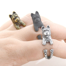 Load image into Gallery viewer, 3D Chow Chow Finger Wrap Rings-Dog Themed Jewellery-Chow Chow, Dogs, Jewellery, Ring-9