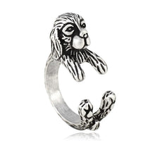 Load image into Gallery viewer, 3D Cocker Spaniel Finger Wrap Rings-Dog Themed Jewellery-Cocker Spaniel, Dogs, Jewellery, Ring-3