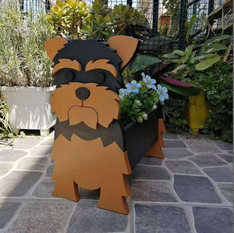 3D Corgi Love Small Flower Planter-Home Decor-Corgi, Dogs, Flower Pot, Home Decor-18