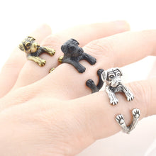 Load image into Gallery viewer, 3D English Mastiff Finger Wrap Rings-Dog Themed Jewellery-Dogs, English Mastiff, Jewellery, Ring-12