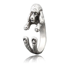 Load image into Gallery viewer, 3D French Poodle Finger Wrap Rings-Dog Themed Jewellery-Dogs, Jewellery, Poodle, Ring-4