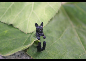 3D German Shepherd Finger Wrap Rings-Dog Themed Jewellery-Dogs, German Shepherd, Jewellery, Ring-7