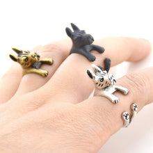 Load image into Gallery viewer, 3D Great Dane Finger Wrap Rings-Dog Themed Jewellery-Dogs, Great Dane, Jewellery, Ring-10