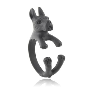 3D Great Dane Finger Wrap Rings-Dog Themed Jewellery-Dogs, Great Dane, Jewellery, Ring-7