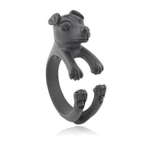 Load image into Gallery viewer, 3D Jack Russell Terrier Finger Wrap Rings-Dog Themed Jewellery-Dogs, Jack Russell Terrier, Jewellery, Ring-7