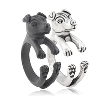 Load image into Gallery viewer, 3D Jack Russell Terrier Finger Wrap Rings-Dog Themed Jewellery-Dogs, Jack Russell Terrier, Jewellery, Ring-8