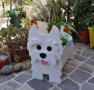 3D Jack Russell Terrier Love Small Flower Planter-Home Decor-Dogs, Flower Pot, Home Decor, Jack Russell Terrier-9