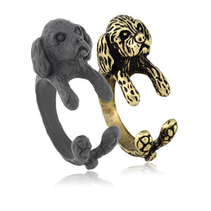 3D Lhasa Apso Finger Wrap Rings-Dog Themed Jewellery-Dogs, Jewellery, Lhasa Apso, Ring-8
