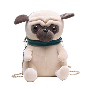 3D Pug Love Backpack and Shoulder Bag-Accessories-Accessories, Bags, Dogs, Pug-12