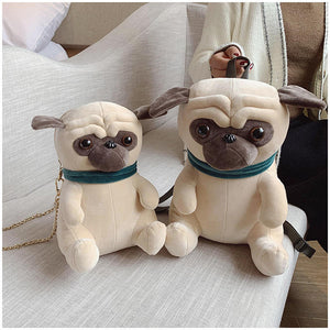 3D Pug Love Backpack and Shoulder Bag-Accessories-Accessories, Bags, Dogs, Pug-5