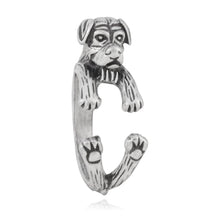 Load image into Gallery viewer, 3D Saint Bernard Finger Wrap Rings-Dog Themed Jewellery-Dogs, Jewellery, Ring, Saint Bernard-3