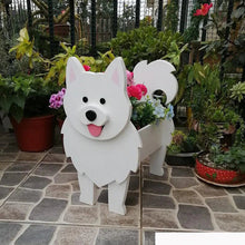 Load image into Gallery viewer, 3D Samoyed Love Small Flower Planter-Home Decor-Dogs, Flower Pot, Home Decor, Samoyed-20