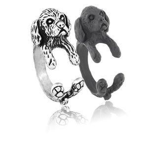 3D Shih Tzu Finger Wrap Rings-Dog Themed Jewellery-Dogs, Jewellery, Ring, Shih Tzu-7