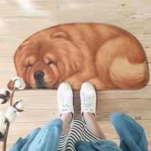 Load image into Gallery viewer, Sleeping Dogs Shaped Doormat / Floor RugMatChow ChowSmall