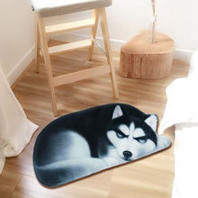 Load image into Gallery viewer, Sleeping Dogs Shaped Doormat / Floor RugMatHuskySmall