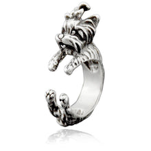 Load image into Gallery viewer, 3D West Highland Terrier Finger Wrap Rings-Dog Themed Jewellery-Dogs, Jewellery, Ring, West Highland Terrier-3
