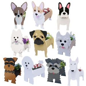 3D West Highland Terrier Love Small Flower Planter-Home Decor-Dogs, Flower Pot, Home Decor, West Highland Terrier-4