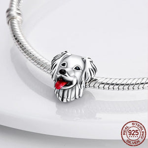 Adorable Golden Retriever Charm - Perfect Gift for any Golden Retriever Lover-Dog Themed Jewellery-Charm Beads, Dogs, Golden Retriever, Jewellery-3