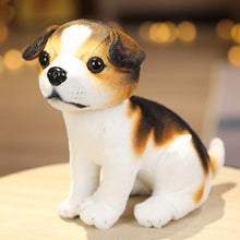 Load image into Gallery viewer, image of a cute sitting beagle stuffed animal plush toy