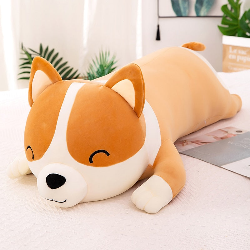 image of a corgi stuffed animal plush pillow