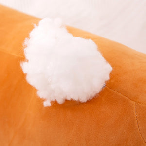 image of a corgi stuffed animal plush pillow - material