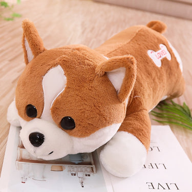 I Love Corgi Stuffed Animal Huggable Plush Pillows Medium to Giant Si