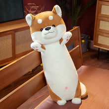 Load image into Gallery viewer, image of an adorable, cozy corgi stuffed animal plush toy pillow