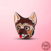 Cute and Adorable German Shepherd Charm for Dog Lovers-Dog Themed Jewellery-Charm Beads, Dogs, German Shepherd, Jewellery-4