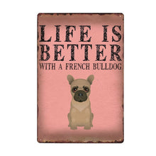 Load image into Gallery viewer, Life Is Better With A Greyhound Tin Poster-Sign Board-Dogs, Greyhound, Home Decor, Sign Board, Whippet-Greyhound-3