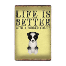Load image into Gallery viewer, Life Is Better With A Greyhound Tin Poster-Sign Board-Dogs, Greyhound, Home Decor, Sign Board, Whippet-Greyhound-11