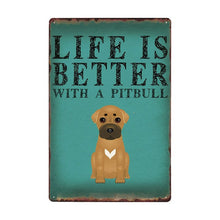 Load image into Gallery viewer, Life Is Better With A Greyhound Tin Poster-Sign Board-Dogs, Greyhound, Home Decor, Sign Board, Whippet-Greyhound-2