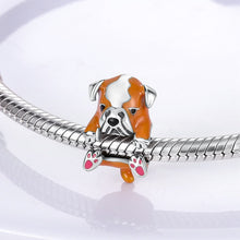 Load image into Gallery viewer, English Bulldog Charm - 925 Sterling Silver Gift for Dog Lovers-Dog Themed Jewellery-Charm Beads, Dogs, English Bulldog, Jewellery-3