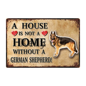 A House Is Not A Home Without A Harrier Dog Tin Poster-Sign Board-Dogs, Harrier, Home Decor, Sign Board-12