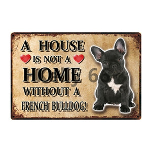 A House Is Not A Home Without A Keeshond Tin Poster-Sign Board-Dogs, Home Decor, Keeshond, Sign Board-18