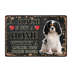 A House Is Not A Home Without A Brussels Griffon Tin Poster-Home Decor-Brussels Griffon, Dogs, Home Decor, Sign Board-15