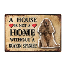 Load image into Gallery viewer, A House Is Not A Home Without A Harrier Dog Tin Poster-Sign Board-Dogs, Harrier, Home Decor, Sign Board-4