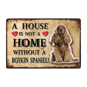 A House Is Not A Home Without A Harrier Dog Tin Poster-Sign Board-Dogs, Harrier, Home Decor, Sign Board-4