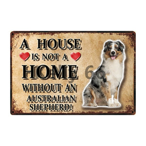 A House Is Not A Home Without A Field Spaniel Tin Poster-Sign Board-Dogs, Field Spaniel, Home Decor, Sign Board-15