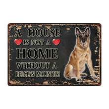 Load image into Gallery viewer, A House Is Not A Home Without A German Shorthaired Pointer Tin Poster-Sign Board-Dogs, German Shorthaired Pointer, Home Decor, Sign Board-14