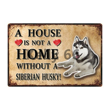 Load image into Gallery viewer, A House Is Not A Home Without A Boykin Spaniel Tin Poster-Sign Board-Boykin Spaniel, Dogs, Home Decor, Sign Board-4